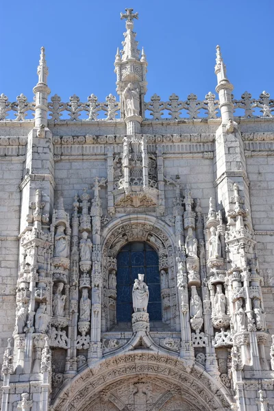 Μοναστήρι Jeronimos στο Belem στη Λισσαβώνα, Πορτογαλία — Φωτογραφία Αρχείου