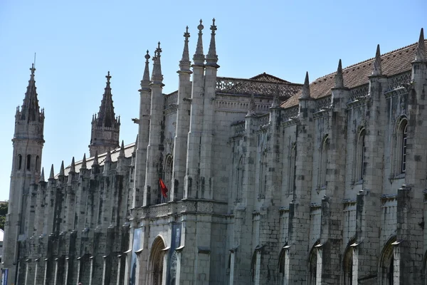 Mosteiro dos Jerónimos em Belém, Lisboa, Portugal — Fotografia de Stock