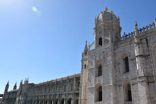 Μοναστήρι Jeronimos στο Belem στη Λισσαβώνα, Πορτογαλία — Φωτογραφία Αρχείου