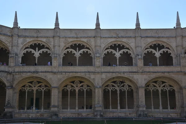 Jerónimos Monastery, v Belem v Lisabonu, Portugalsko — Stock fotografie