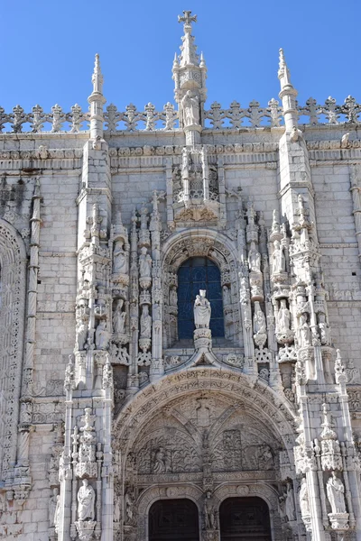 Jerónimos Monastery, v Belem v Lisabonu, Portugalsko — Stock fotografie