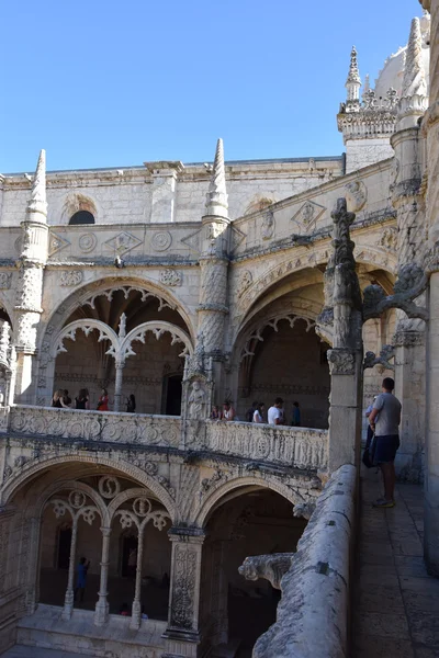 Jerónimos Monastery, v Belem v Lisabonu, Portugalsko — Stock fotografie