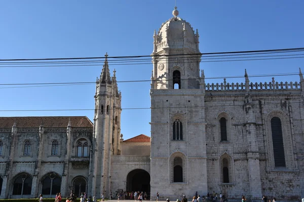 Монастырь Иеронимос в Белеме, Лиссабон, Португалия — стоковое фото