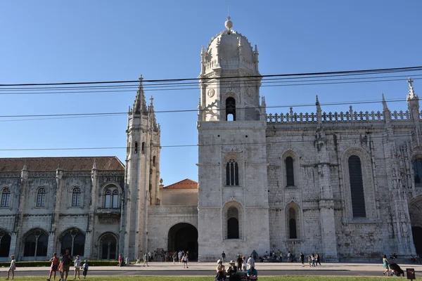 Mosteiro dos Jerónimos em Belém, Lisboa, Portugal — Fotografia de Stock