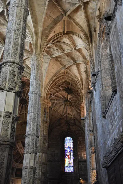 Capela do Mosteiro dos Jerónimos em Belém, Lisboa, Portugal — Fotografia de Stock