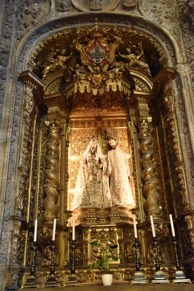 Kaplica w klasztorze Hieronimitów w Belem w Lizbonie, Portugalia — Zdjęcie stockowe