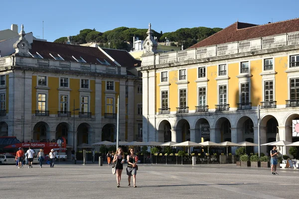 Praca do Comercio en Lisboa, Portugal — Foto de Stock