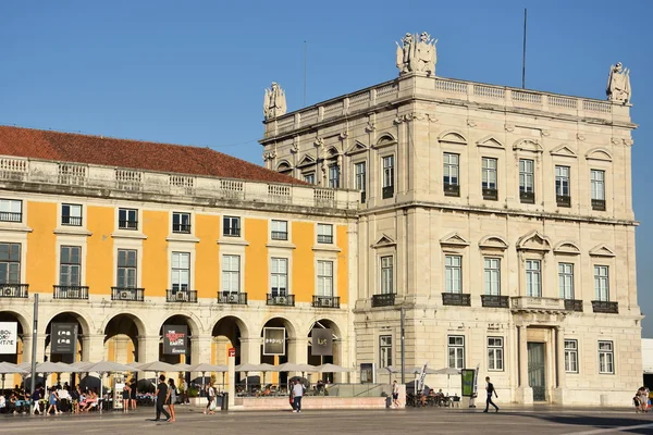 Praca do Comercio a Lisbona, Portogallo — Foto Stock