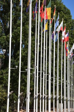 Lizbon, Portekiz dünyanın bütün ülkelerin bayrakları