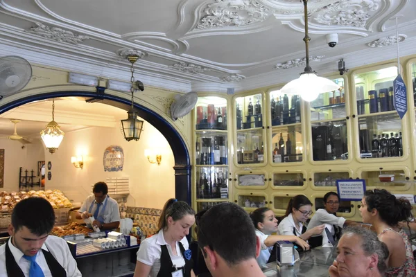 Lissabon Portugal Aug Pasteis Belem Bäckerei Lissabon Portugal Bekannt Für — Stockfoto