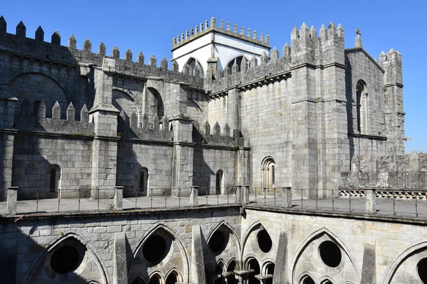 Katedra w Porto w Portugaliiポルトガルのポルト大聖堂 — Zdjęcie stockowe