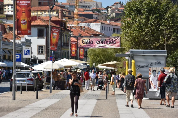 Vila Nova de Gaia w Porto, Portugalia — Zdjęcie stockowe