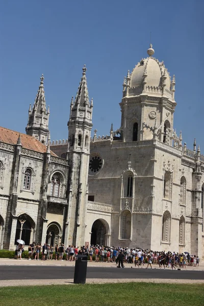 Mosteiro dos Jerónimos em Belém, Lisboa, Portugal — Fotografia de Stock