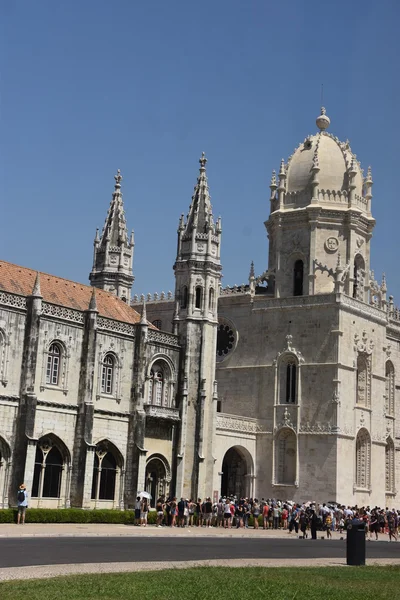 Jerónimos Monastery, v Belem v Lisabonu, Portugalsko — Stock fotografie