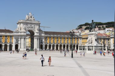 Praca do Comercio Lizbon, Portekiz 'de