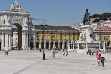 Praca do Comercio Lizbon, Portekiz 'de