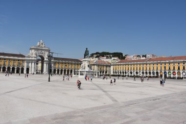 Praca do Comercio Lizbon, Portekiz 'de