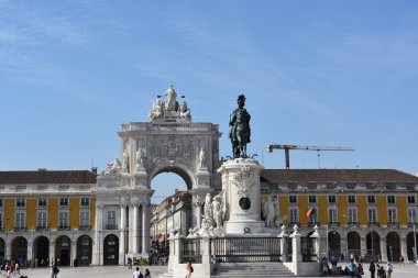 Praca do Comercio Lizbon, Portekiz 'de