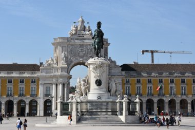 Praca do Comercio Lizbon, Portekiz 'de