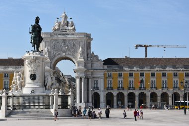 Praca do Comercio Lizbon, Portekiz 'de