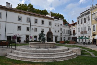 ALCOBACA, PORTUGAL - 24 AUG: Portekiz 'de Alcobaca Kasabası, 24 Ağustos 2016.