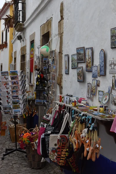Улица Обидоса в Португалии — стоковое фото