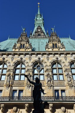 Almanya Hamburg Rathaus (belediye veya belediye)