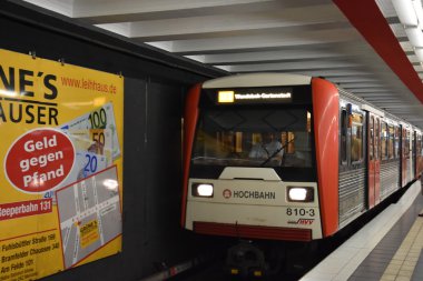 Almanya 'da Hamburg U-Bahn