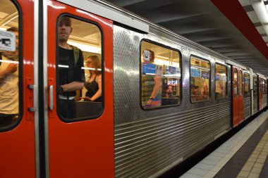 Almanya 'da Hamburg U-Bahn