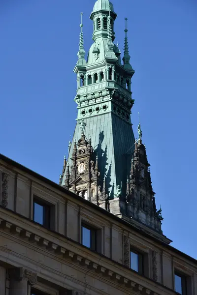 在德国的汉堡市政厅 （市政厅或市政厅） — 图库照片