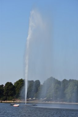 Çeşme Alster Gölü Hamburg, Almanya
