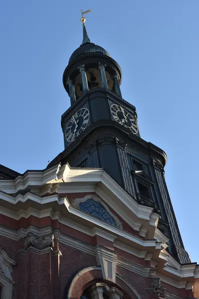 Gereja St. Michaels di Hamburg, Jerman — Stok Foto