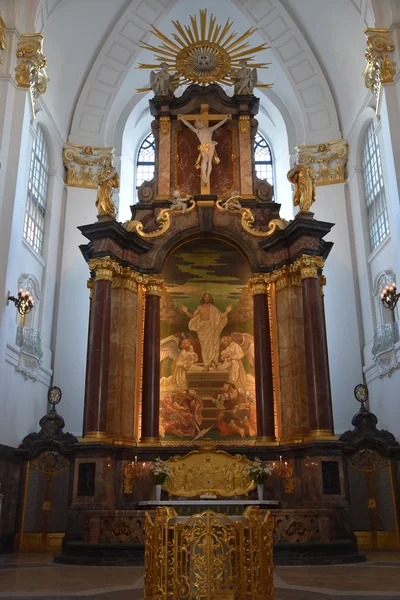 Iglesia de San Miguel en Hamburgo, Alemania — Foto de Stock