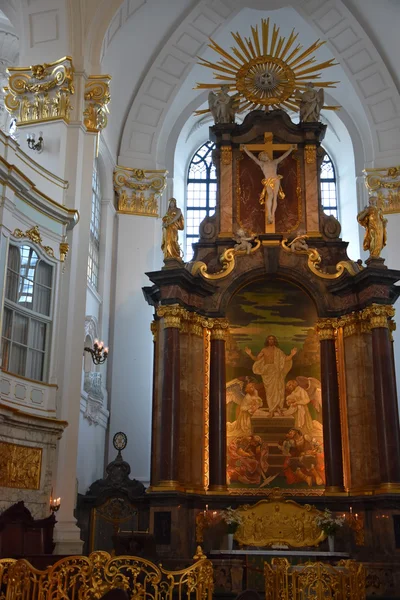 Iglesia de San Miguel en Hamburgo, Alemania — Foto de Stock