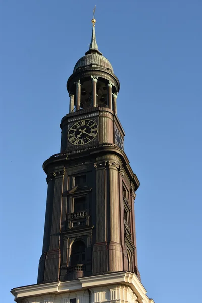 St. Michaels kostel v Hamburku, Německo — Stock fotografie