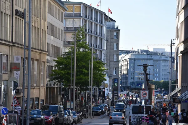 Hamburg Allemagne Août Vue Hambourg Vue Août 2016 Hambourg Est — Photo