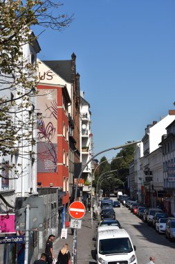 Hamburg, Almanya - 27 Ağustos: Görünüm olarak 27 Ağustos 2016 üzerinde görülen Hamburg. Hamburg Almanya ikinci büyük kenti olup Avrupa Birliği'nde sekizinci en büyük şehir.