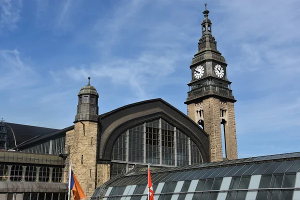 Hauptbahnhof v Hamburku, Německo — Stock fotografie