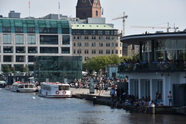 Alster Gölü Hamburg, Almanya