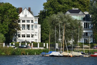 Alster Gölü Hamburg, Almanya