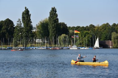 Alster Gölü Hamburg, Almanya