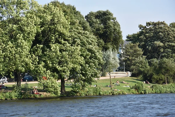 Alster in Hamburg, Deutschland — Stockfoto