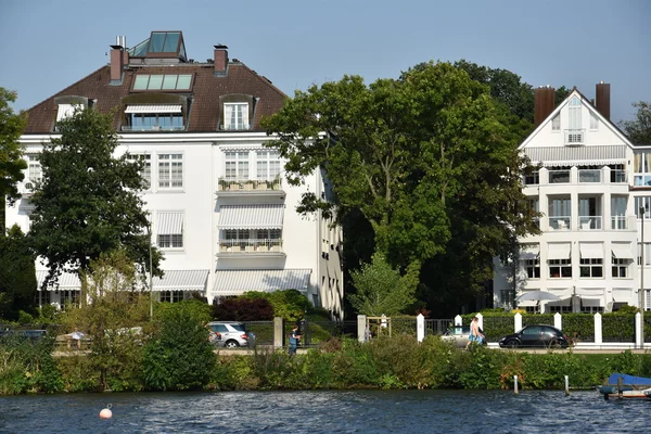 Lago Alster en Hamburgo, Alemania —  Fotos de Stock