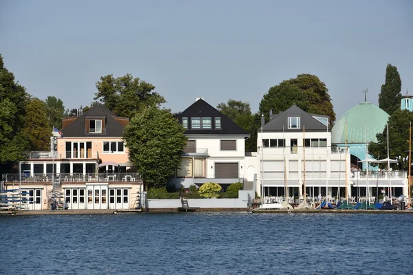 Alstermeer in Hamburg, Duitsland — Stockfoto