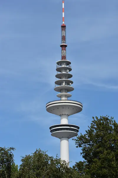 Heinrich Herz Turm ad Amburgo, Germania — Foto Stock