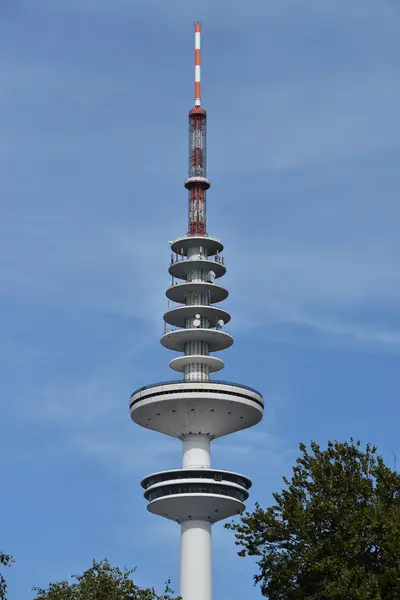 Heinrich Herz Turm in Hamburg, Germany — ストック写真