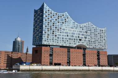 Elbphilharmonie Concert Hall in Hamburg, Germany clipart