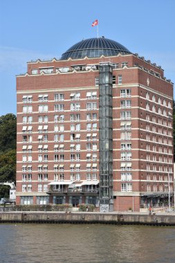 HAMBURG, GERMANY - 27 AUG: Almanya 'nın Hamburg şehrinde 27 Ağustos 2016' da görüldüğü gibi.