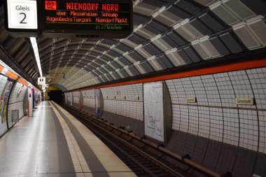 Almanya 'da Hamburg U-Bahn