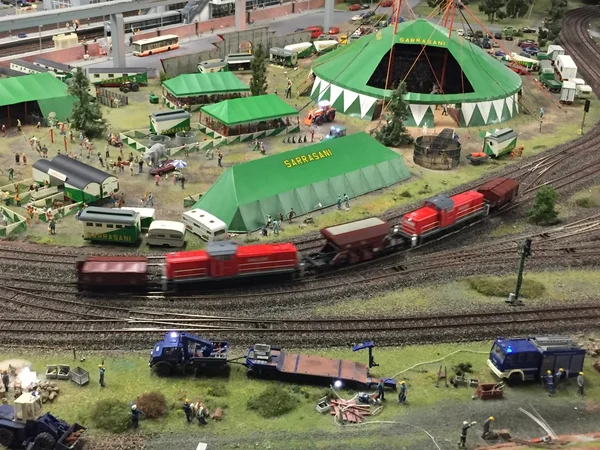 Hamburg Tyskland Aug Miniatur Wunderland Hamburg Tyskland Som Kan Ses — Stockfoto